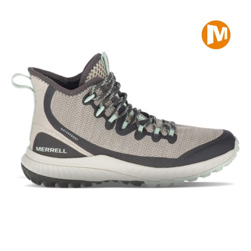 Merrell Bravada Mid Waterproof Winterstiefel Damen Grau/Schwarz [DE-ISLHD]